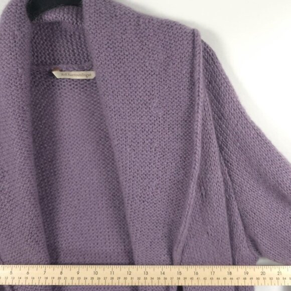 Soft Surroundings WOOL MOHAIR Blend Telluride Topper Duster Knit Cardigan LARGE‎ - Picture 13 of 16